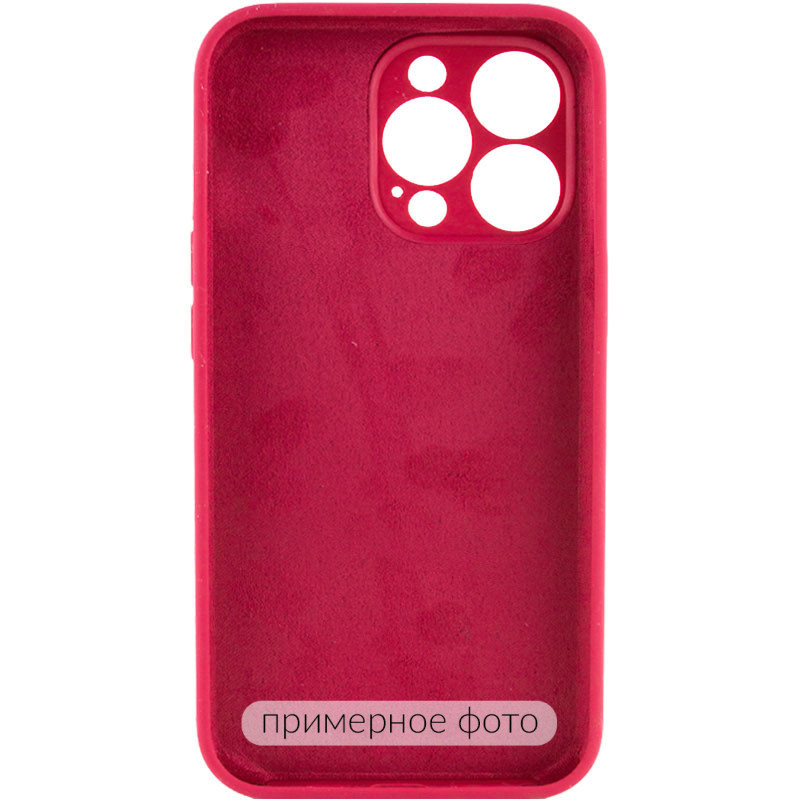 Фото Чехол Silk Full Camera Protective (AA) NO LOGO для Apple iPhone 17 (6.3") (Красный / Rose Red) на vchehle.ua