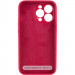 Фото Чехол Silk Full Camera Protective (AA) NO LOGO для Apple iPhone 17 (6.3") (Красный / Rose Red) на vchehle.ua