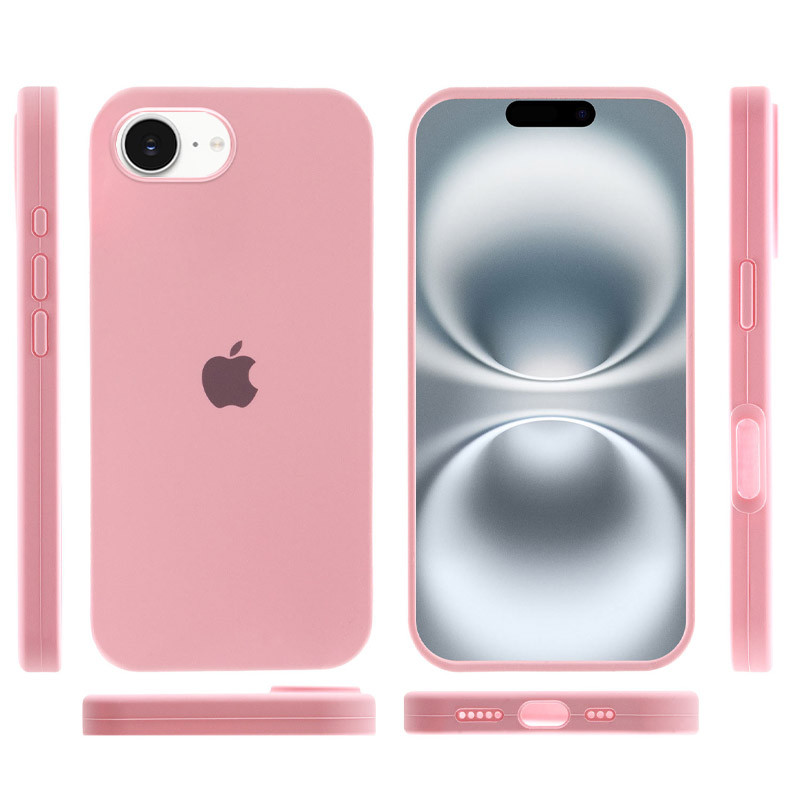 Фото Чохол Silk Full Protective (AA) на Apple iPhone 16e / 17e (6.1") (Рожевий / Light pink) в маназині vchehle.ua