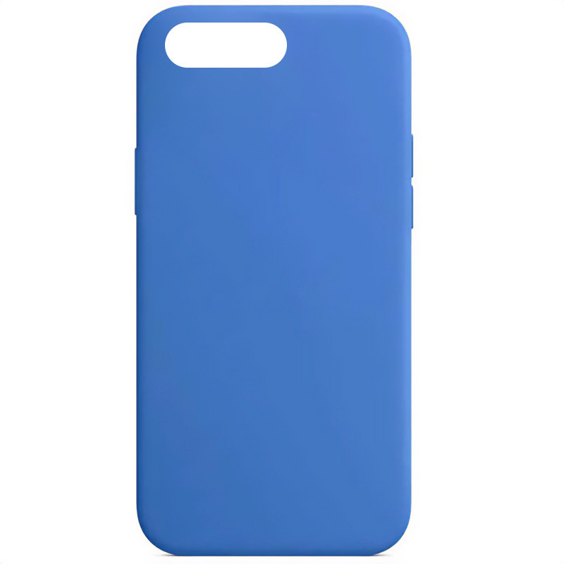 Чехол Silk Full Protective (AA) NO LOGO для Apple iPhone 7 plus / 8 plus (5.5") (Синий / Capri Blue)