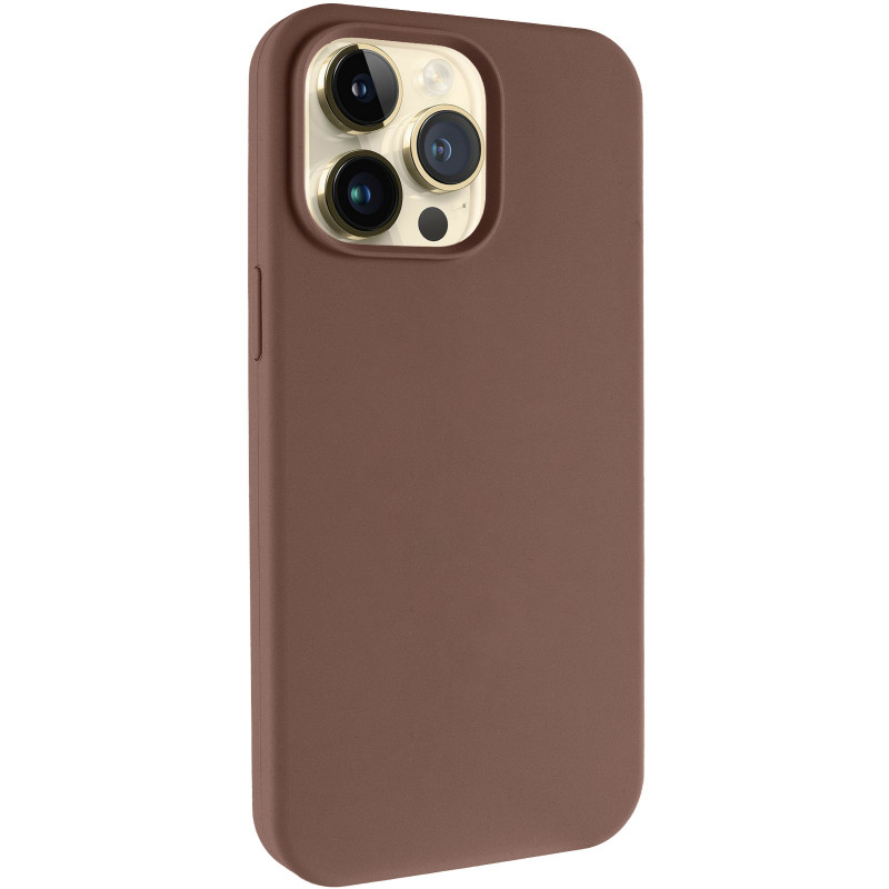 Чехол Silk Full Protective (AA) NO LOGO для Apple iPhone 15 Pro Max (6.7") (Коричневый / Brown)