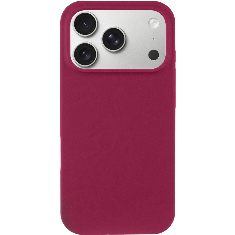 Фото Чехол Silk Full Protective (AA) NO LOGO для Apple iPhone 17 Pro (6.3") (Бордовый / Maroon) на vchehle.ua