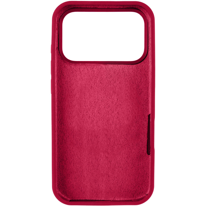 Фото Чехол Silk Full Protective (AA) NO LOGO для Apple iPhone 17 Pro (6.3") (Бордовый / Maroon) в магазине vchehle.ua