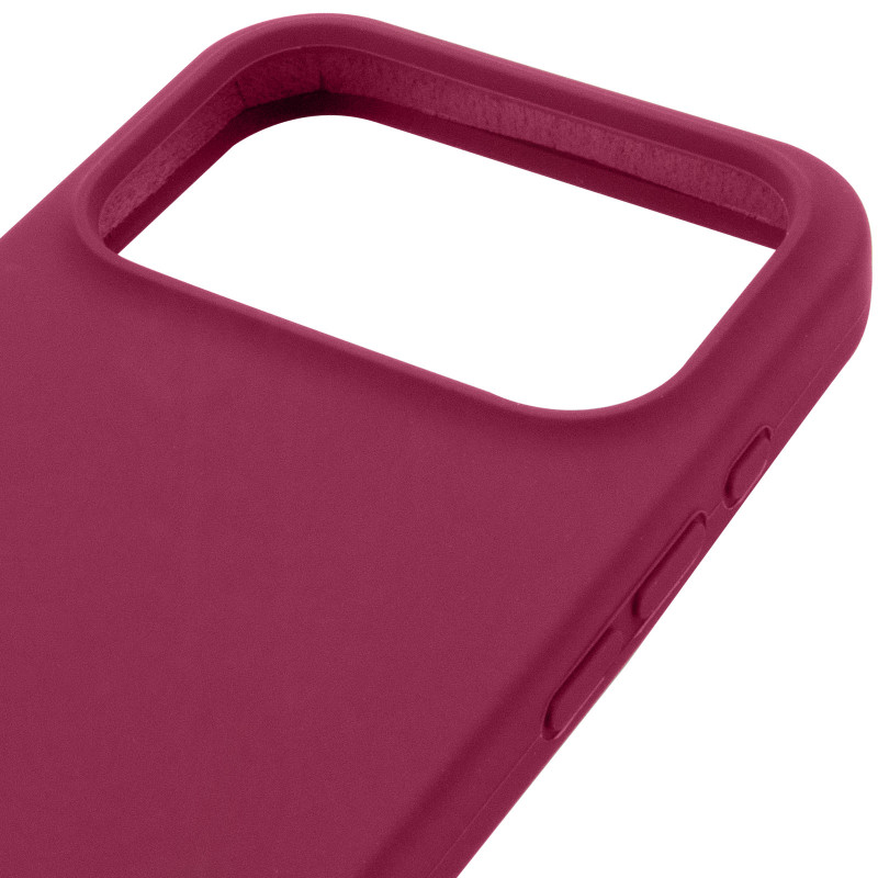 Чехол Silk Full Protective (AA) NO LOGO для Apple iPhone 17 Pro (6.3") (Бордовый / Maroon) в магазине vchehle.ua