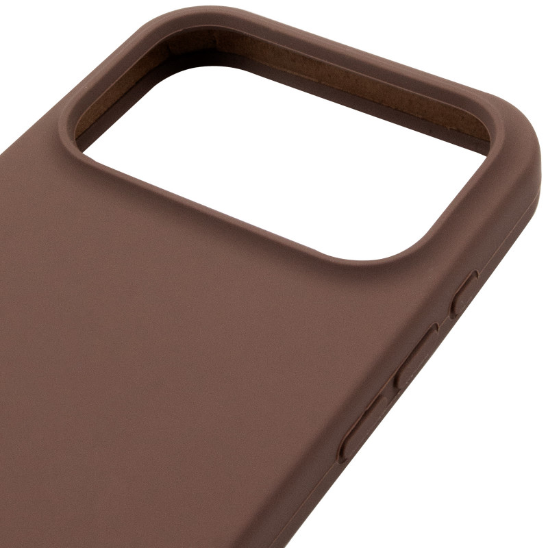 Чехол Silk Full Protective (AA) NO LOGO для Apple iPhone 17 Pro (6.3") (Коричневый / Brown) в магазине vchehle.ua