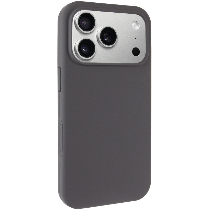 Чехол Silk Full Protective (AA) NO LOGO для Apple iPhone 17 Pro (6.3") (Серый / Dark Gray)