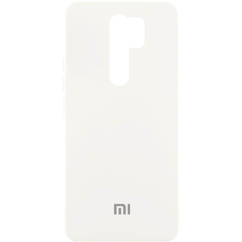 Чехол Silicone Cover Lakshmi (AAA) with Logo для Xiaomi Redmi Note 8 Pro (Белый / White)