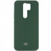 Чехол Silicone Cover Lakshmi (AAA) with Logo для Xiaomi Redmi Note 8 Pro (Зеленый / Cyprus Green)