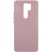 Чехол Silicone Cover Lakshmi (AAA) with Logo для Xiaomi Redmi Note 8 Pro (Розовый / Pink Sand)