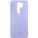 Чехол Silicone Cover Lakshmi (AAA) with Logo для Xiaomi Redmi Note 8 Pro (Сиреневый / Dasheen)