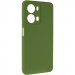 Чохол Silicone Cover Lakshmi Full Camera (AA) на Xiaomi Redmi 13C / Poco C65 (Зелений / Dark green)