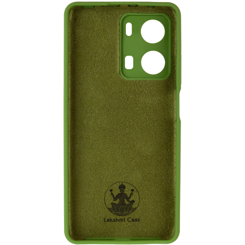 Фото Чохол Silicone Cover Lakshmi Full Camera (AA) на Xiaomi Redmi 13C / Poco C65 (Зелений / Dark green) на vchehle.ua