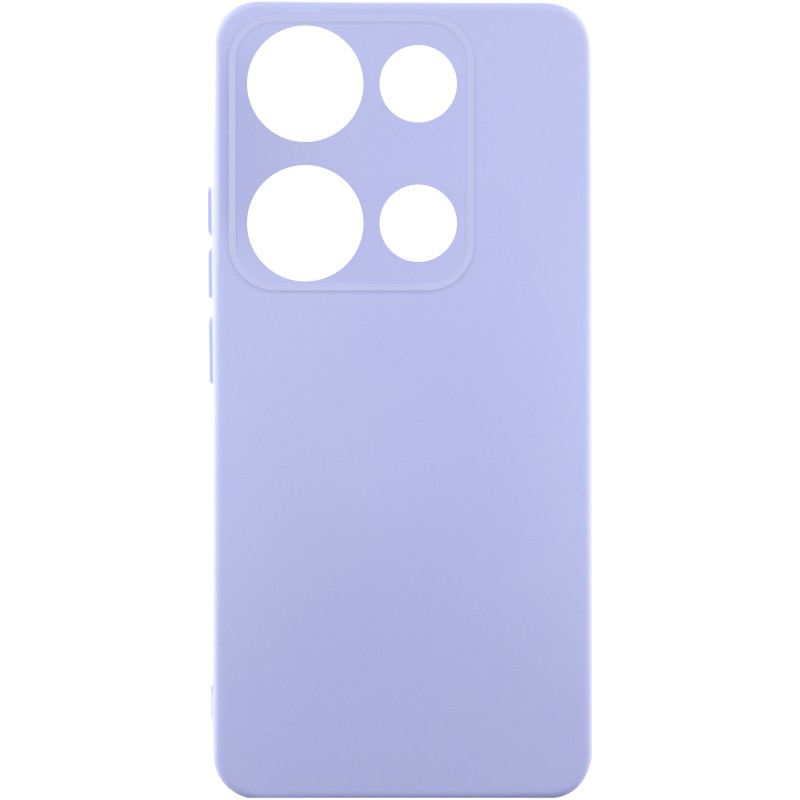Чехол Silicone Cover Lakshmi Full Camera (AA) для Xiaomi Redmi Note 14S (Сиреневый / Dasheen)