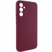 Фото Чохол Silicone Cover Lakshmi Full Camera (AAA) на Samsung Galaxy A34 5G (Бордовий / Plum) на vchehle.ua