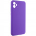Фото Чехол Silicone Cover Lakshmi Full Camera (AAA) для Samsung Galaxy A07 (Фиолетовый / Amethyst) на vchehle.ua