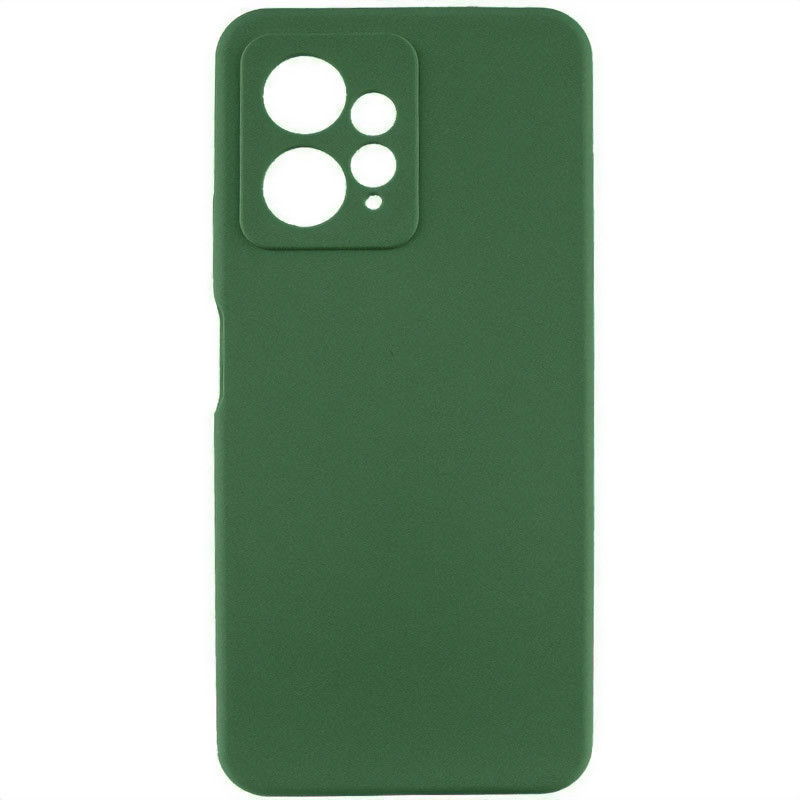 Чохол Silicone Cover Lakshmi Full Camera (AAA) на Xiaomi Redmi Note 12 4G (Зелений / Cyprus Green)