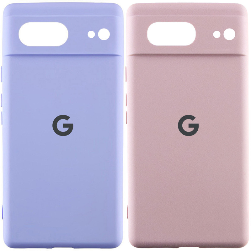 Чехол Silicone Cover Lakshmi Full Camera (AAA) with Logo для Google Pixel 7