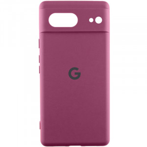 Чехол Silicone Cover Lakshmi Full Camera (AAA) with Logo для Google Pixel 7