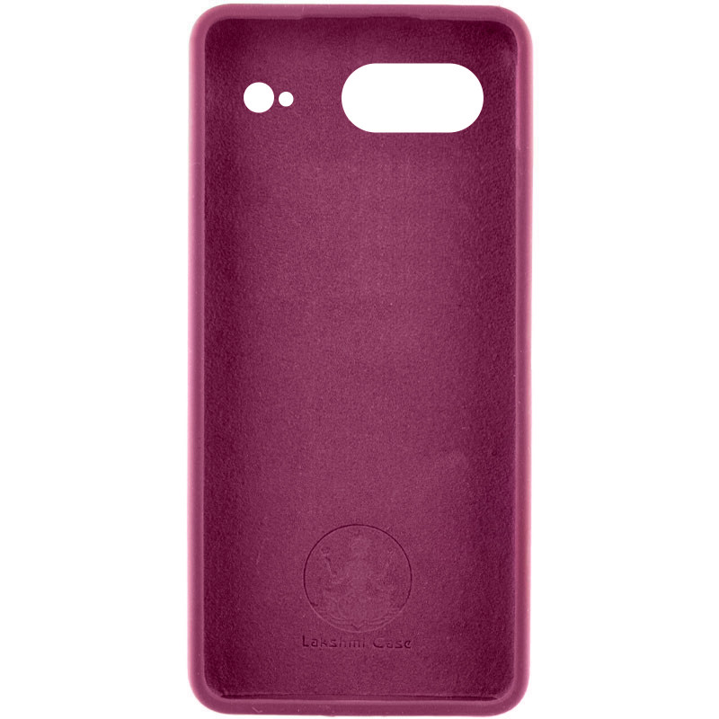 Фото Чехол Silicone Cover Lakshmi Full Camera (AAA) with Logo для Google Pixel 7 (Бордовый / Plum) на vchehle.ua
