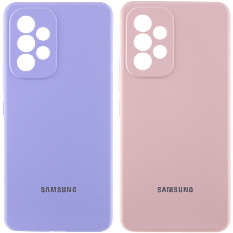 Чохол Silicone Cover Lakshmi Full Camera (AAA) with Logo на Samsung Galaxy A53 5G