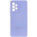 Чехол Silicone Cover Lakshmi Full Camera (AAA) with Logo для Samsung Galaxy A23 4G (Сиреневый / Dasheen)
