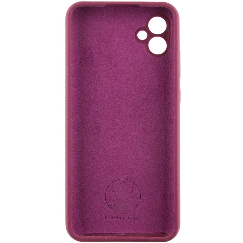 Фото Чехол Silicone Cover Lakshmi Full Camera (AAA) with Logo для Samsung Galaxy A04e (Бордовый / Plum) на vchehle.ua