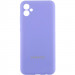Чехол Silicone Cover Lakshmi Full Camera (AAA) with Logo для Samsung Galaxy A04e (Сиреневый / Dasheen)