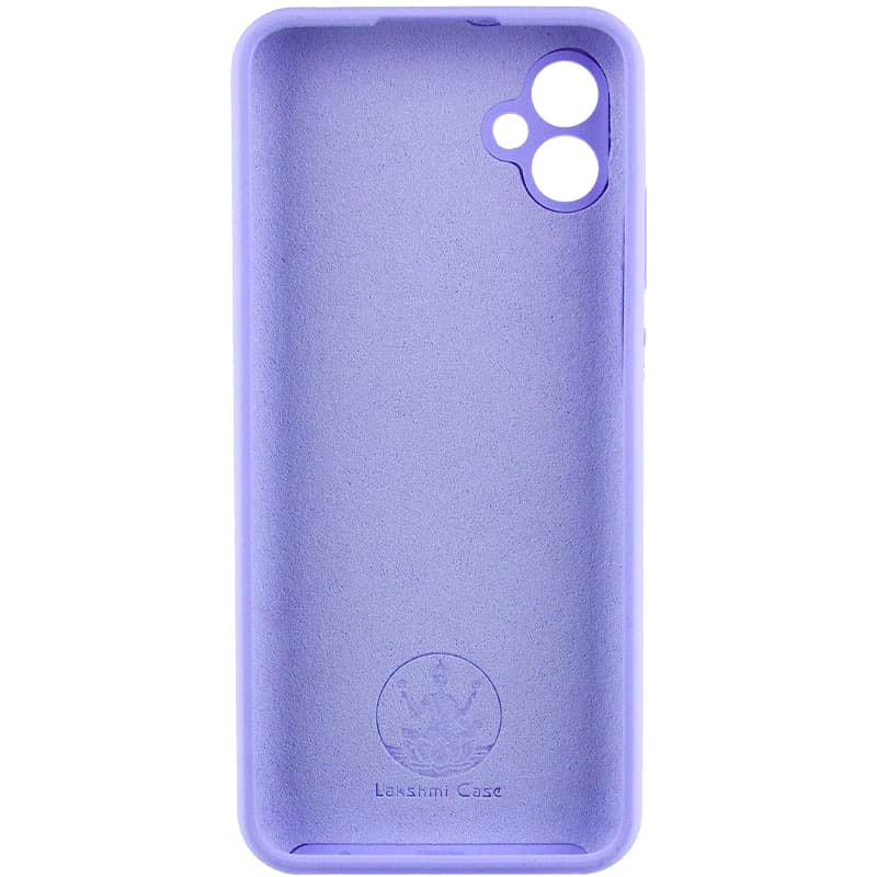 Фото Чехол Silicone Cover Lakshmi Full Camera (AAA) with Logo для Samsung Galaxy A04e (Сиреневый / Dasheen) на vchehle.ua