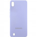Чохол Silicone Cover Lakshmi (AAA) with Logo на Samsung Galaxy A10 (A105F) (Бузковий / Dasheen)