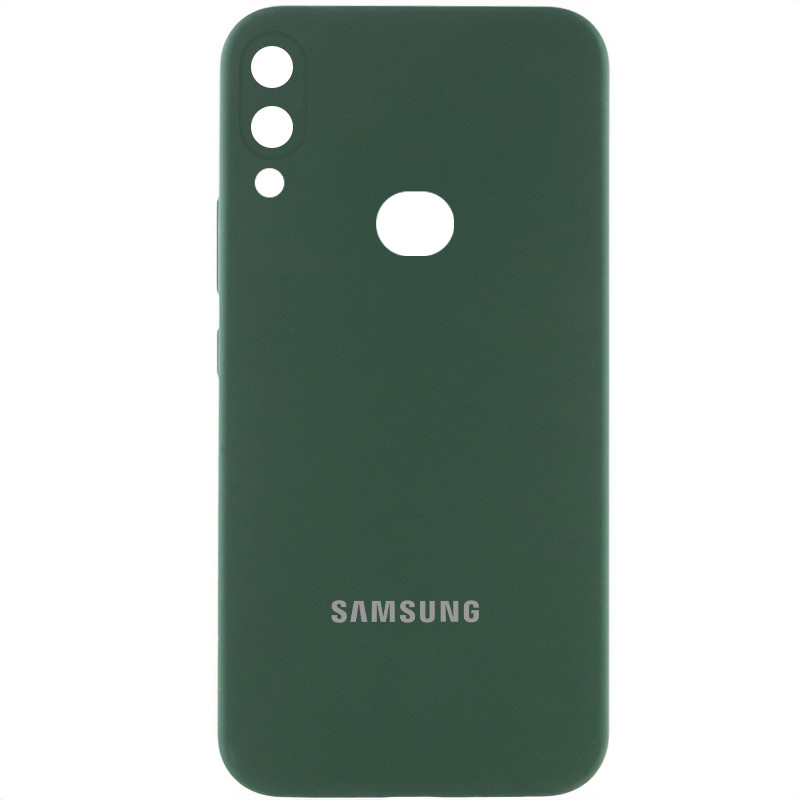 Чохол Silicone Cover Lakshmi Full Camera (AAA) with Logo на Samsung Galaxy A10s (Зелений / Cyprus Green)