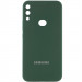 Чохол Silicone Cover Lakshmi Full Camera (AAA) with Logo на Samsung Galaxy A10s (Зелений / Cyprus Green)
