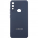 Чохол Silicone Cover Lakshmi Full Camera (AAA) with Logo на Samsung Galaxy A10s (Темно-синій / Midnight blue)