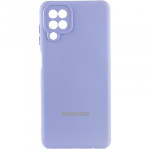 Чохол Silicone Cover Lakshmi Full Camera (AAA) with Logo на Samsung Galaxy A12