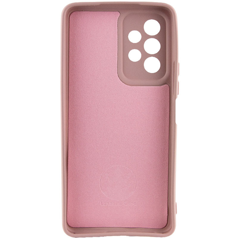 Фото Чохол Silicone Cover Lakshmi Full Camera (AAA) with Logo на Samsung Galaxy A13 4G (Рожевий / Pink Sand) на vchehle.ua