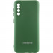 Чохол Silicone Cover Lakshmi Full Camera (AAA) with Logo на Samsung Galaxy A50 (A505F) / A50s / A30 (Зелений / Cyprus Green)
