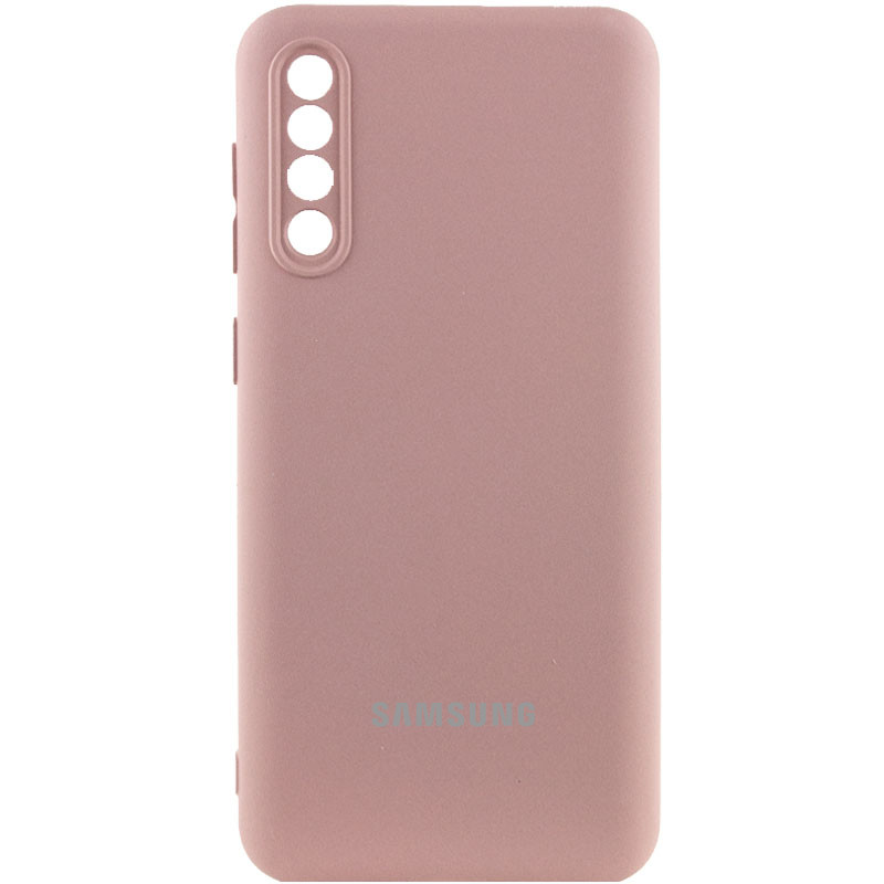 Чохол Silicone Cover Lakshmi Full Camera (AAA) with Logo на Samsung Galaxy A50 (A505F) / A50s / A30 (Рожевий / Pink Sand)