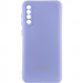 Чохол Silicone Cover Lakshmi Full Camera (AAA) with Logo на Samsung Galaxy A50 (A505F) / A50s / A30 (Бузковий / Dasheen)