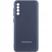 Чохол Silicone Cover Lakshmi Full Camera (AAA) with Logo на Samsung Galaxy A50 (A505F) / A50s / A30 (Темно-синій / Midnight blue)