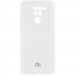 Чехол Silicone Cover Lakshmi Full Camera (AAA) with Logo для Xiaomi Redmi Note 9 / Redmi 10X (Белый / White)