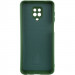 Фото Чехол Silicone Cover Lakshmi Full Camera (AAA) with Logo для Xiaomi Redmi Note 9 / Redmi 10X (Зеленый / Cyprus Green) на vchehle.ua