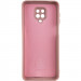 Фото Чехол Silicone Cover Lakshmi Full Camera (AAA) with Logo для Xiaomi Redmi Note 9 / Redmi 10X (Розовый / Pink Sand) на vchehle.ua