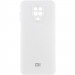 Чехол Silicone Cover Lakshmi Full Camera (AAA) with Logo для Xiaomi Redmi Note 9s / Note 9 Pro (Белый / White)