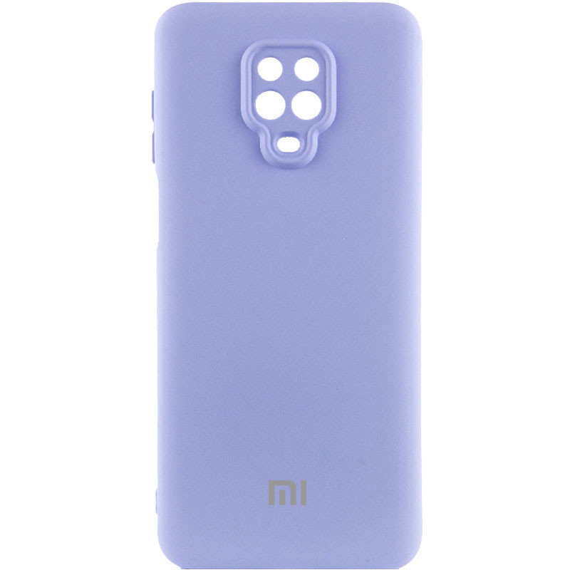 Чехол Silicone Cover Lakshmi Full Camera (AAA) with Logo для Xiaomi Redmi Note 9s / Note 9 Pro (Сиреневый / Dasheen)