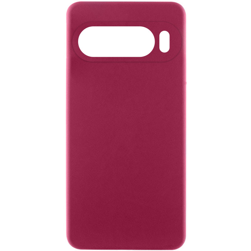 Чохол Silicone Cover Ummi Lakshmi Full Camera (AA) на Google Pixel 8 Pro (Бордовий / Marsala)
