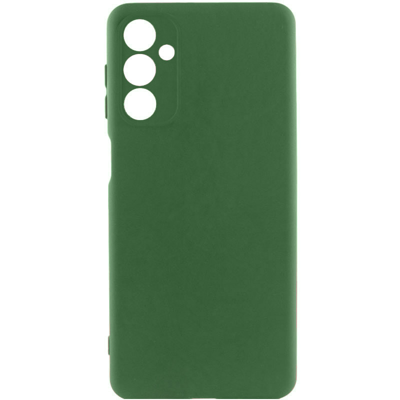 Чохол Silicone Cover Ummi Lakshmi Full Camera (AA) на Samsung Galaxy A15 4G/5G / M15 5G (Зелений / Dark green)