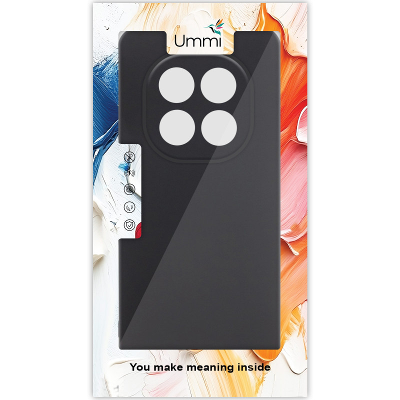 Фото Чохол Silicone Cover Ummi Lakshmi Full Camera (AA) на Xiaomi Redmi Note 15 Pro 4G (Чорний / Black) на vchehle.ua