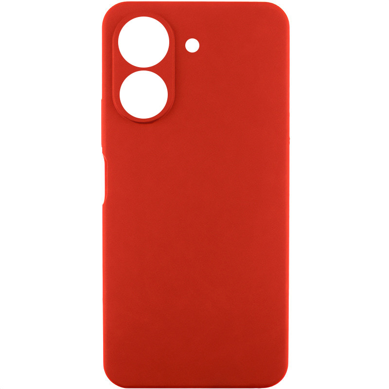 Чехол TPU GETMAN Liquid Silk Full Camera для Xiaomi Redmi 13C / Poco C65 (Красный / Red)