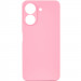 Чехол TPU GETMAN Liquid Silk Full Camera для Xiaomi Redmi 13C / Poco C65 (Розовый / Pink)