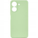 Чехол TPU GETMAN Liquid Silk Full Camera для Xiaomi Redmi 13C / Poco C65 (Зеленый / Pistachio)