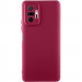 Чехол TPU GETMAN Liquid Silk Full Camera для Xiaomi Redmi Note 10 Pro / 10 Pro Max (Бордовый / Marsala)